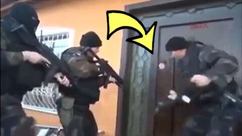 Swat Team Can't Break A Door