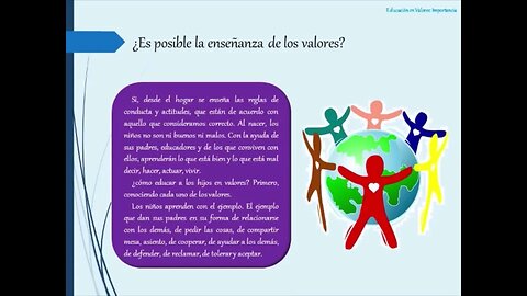 Taller ¿Es posible la enseñanza de los valores?