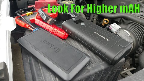 mAh Important When Buying A Battery Pack Jump Starter | Auto Battery Booster Portable Power Pack