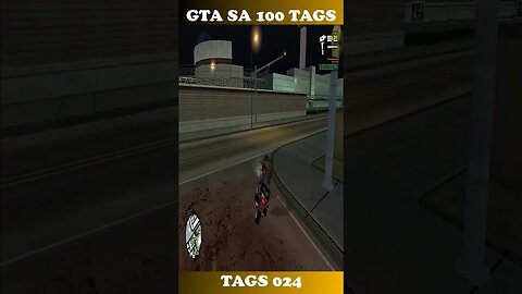 GTA SAN ANDREAS 100 TAGS TAG 024 #shorts #semedissaum #gta