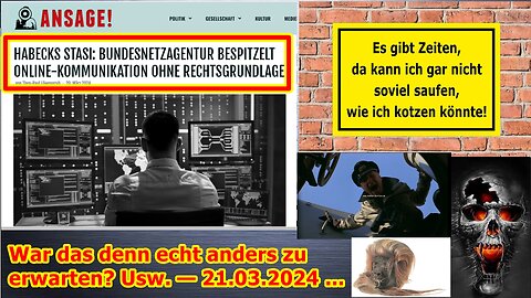 War das denn echt anders zu erwarten? Usw. — 21.03.2024 ...