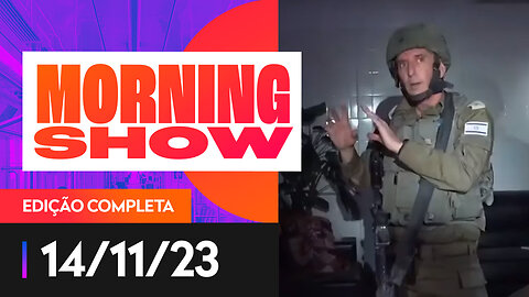 EXÉRCITO DE ISRAEL DIVULGA VÍDEO DE TÚNEL FEITO PELO HAMAS - MORNING SHOW - 14/11/2023