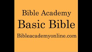 Basic Bible Lesson 7