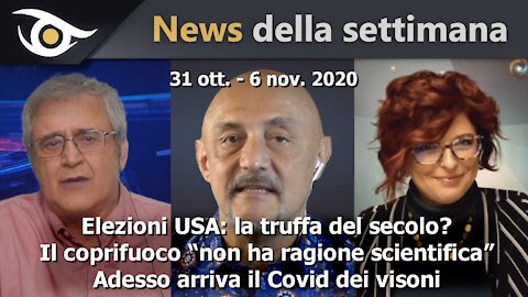 NEWS DELLA SETTIMANA (31 ott. - 6 nov. 2020)