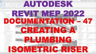 Autodesk Revit MEP 2021 - DOCUMENTATION - CREATING A PLUMBING ISOMETRIC RISER