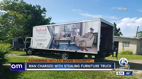 Man arrested for stealing furniture truck in Vero Beach