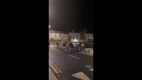 Irish citizens clash with migrants harassing women