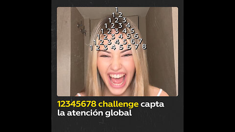 Miles de personas en Tik Tok tratan de replicar el 12345678 challenge