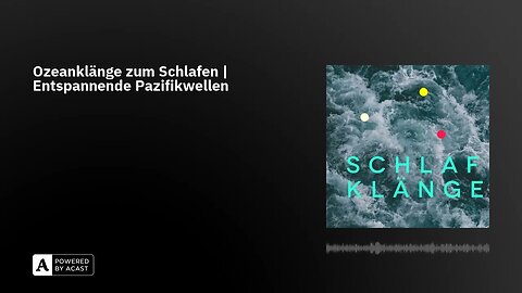 Ozeanklänge zum Schlafen | Entspannende Pazifikwellen