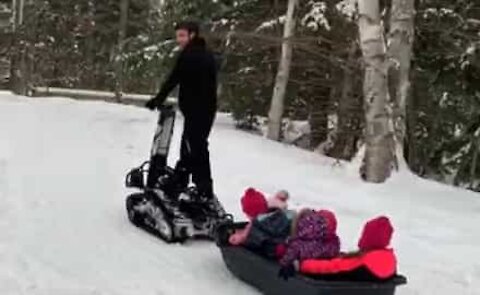 A motorizada que vai fazer a família toda feliz!