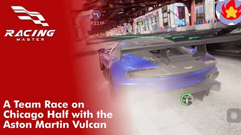 A Team Race on Chicago Half with the Aston Martin Vulcan | Racing Master