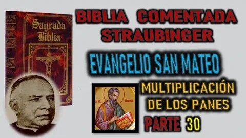 EL MILAGRO DE MULTIPLICAR LOS PANES - MATEO XV BIBLIA STRAUBINGER