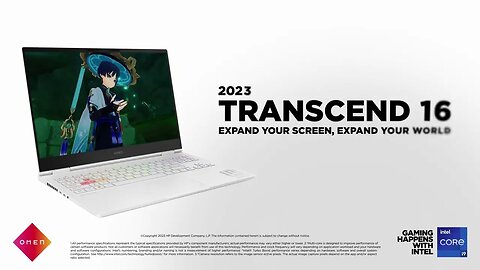 HP has introduced a new ultra-thin gaming laptop Omen Transcend 16