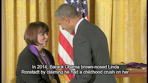 Obama claimed he had childhood crush on leftist singer Linda Ronstadt