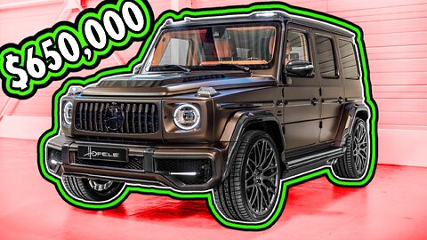 $650,000 Chocolate Edition Mercedes G63