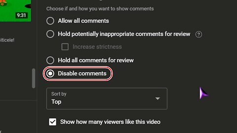 Un BUG pe YouTube - comentariile se dezactivează automat...