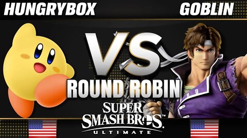 Liquid | Hungrybox (Kirby/Puff) vs. Goblin (Wolf/Richter/Roy) - Smash Ultimate MVG Round-Robin