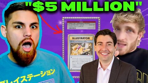 Jeremy Padawer Helps Logan Paul Purchase $5 MILLION Dollar Pokémon Card | My Reaction