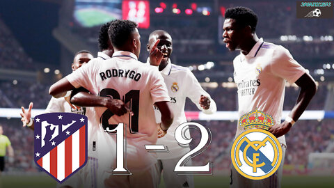 Atlético Madrid vs Real Madrid 1-2 Goals, Highlights