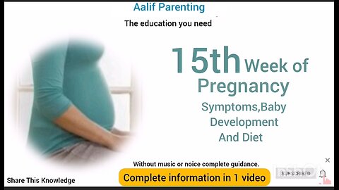 Fifteenth week of pregnancy. What to expect? Complete possible knowledge in 1 video #pregnant