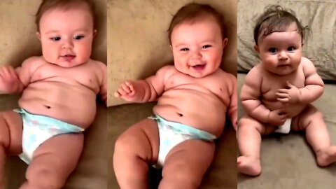 Cute Baby laughing funny video | Lovely baby laugh 2021