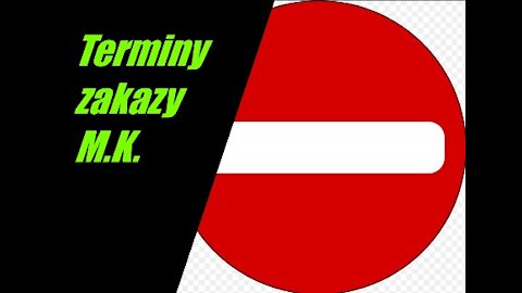 Terminy zakazy