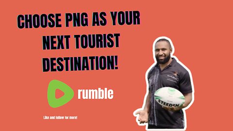 PNG's NRL Superstar, JO inviting tourists to come to PNG 🇵🇬❤️