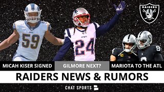 Raiders Sign Micah Kiser + Raiders Rumors On Derek Carr Extension, Stephon Gilmore & Mariota To ATL