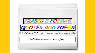 Notícias engraçadas: Políticos compram laranjas! [Frases e Poemas]