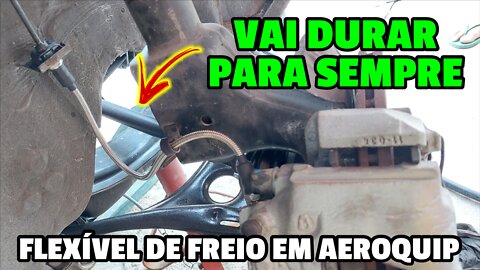 FLEXIVEL DE FREIO EM AEROQUIP NA PARATI 1.9 TURBO