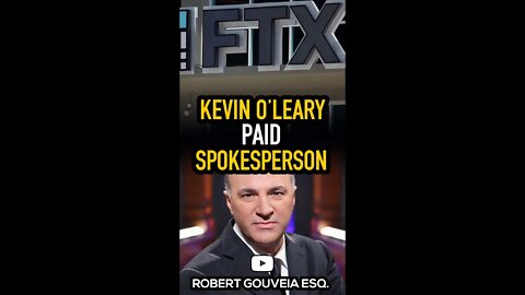 Kevin O'Leary PAID Spokesperson #shorts