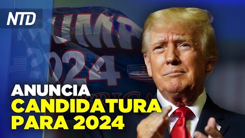 Trump anuncia campaña presidencial en 2024; Informe: Misiles rusos impactan en Polonia