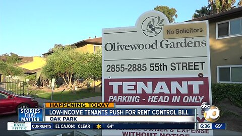 Low-income tenants in San Diego push for statewide rent control bill