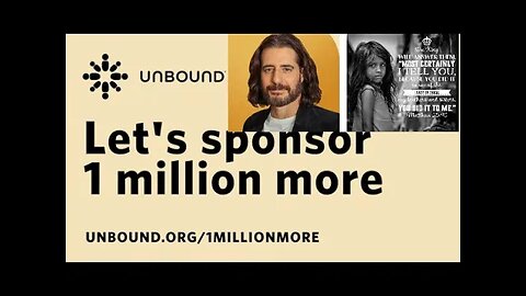 Jonathan Roumie & Unbound partners to support children in poverty- caring makes us like Jesus