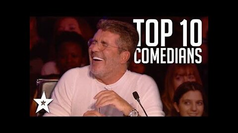 HE'S SO FUNNY HE MAKES SIMON COWELL SPIT HIS DRINK OUT! 80 Year Old Comedian AMERICA'S GOT TALENT