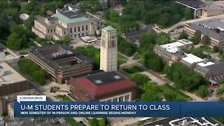 U of M students prepare to return to class amid COVID-19 pandemic