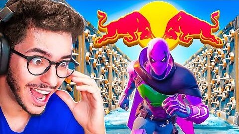 NOVO DEATHRUN DA RED BULL NO FORTNITE! #PITAYAENERGYRUN