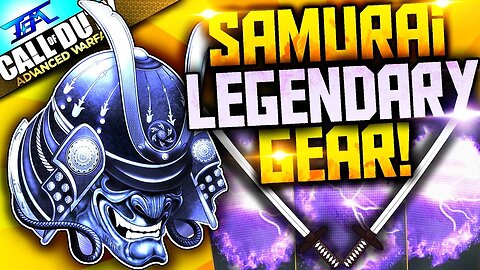 COD AW: *INSANE* 'NEW' LEGENDARY SAMURAI GEAR! (Possible 'Katana Sword' Melee Theory)!