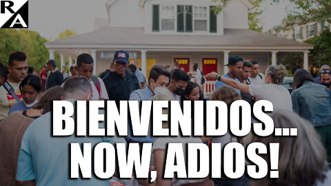 Bienvenidos...Now, Adios! DeSantis & Abbott Send Illegal Immigrants to Progressive Utopia