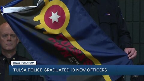 Tulsa police graduated 10 new officers