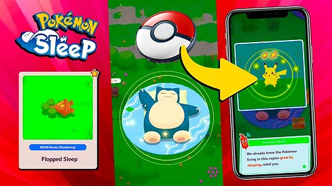 CAPTURE POKÉMON DORMINDO! DICAS, Detalhes do JOGO e Porque VOCÊ DEVE JOGAR Pokémon Sleep!