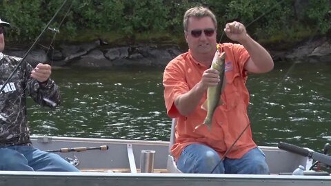 Fly-in Walleye fishing on a remote Canadian lake!