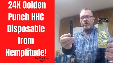 24K Golden Punch HHC Disposable from Hemplitude!