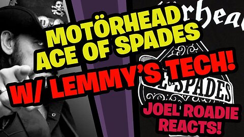 Motörhead - Lemmy's Roadie reacts to ACE OF SPADES Official Video!