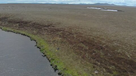 An Isle of Lewis trout from the drone