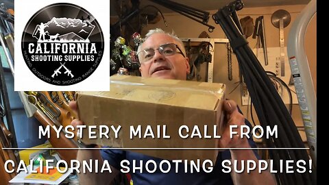 Mystery mail call from California Shooting Supplies. Thanks for all the support Mauro!