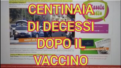 La STRAGE è in corso e NESSUNO la ferma