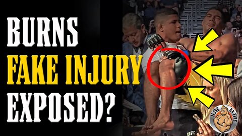 Gilbert Burns Brother FAKE Knee Injury EXPOSED??