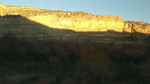 Amtrak California Zephyr outside Grand Junction, Colorado