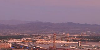 Bird strike forces an American Airline flight to land at McCarran Airport